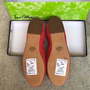 Sam Edelman Shoes - Sam Edelman Flats Felicia Hot Coral Sam Edelman Shoes - Sam Edelman Flats Felicia Hot Coral